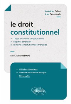 Cover Le droit constitutionnel en fiches et en flashcards