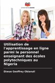 Utilisation de l'apprentissage en ligne parmi le personnel enseignant des écoles polytechniques au Nigeria
