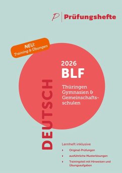 Cover Prüfungsheft & Training - 2026 BLF Deutsch - Thüringen - Original-Prüfungen und Lösungen