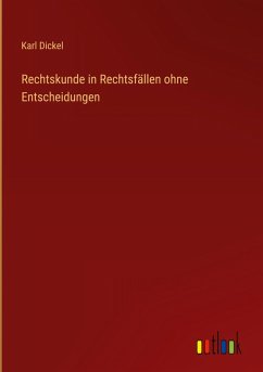 Cover Rechtskunde in Rechtsfällen ohne Entscheidungen
