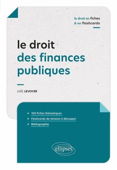 Cover Le droit des finances publiques en fiches et en flashcards