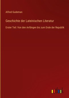 Cover Geschichte der Lateinischen Literatur