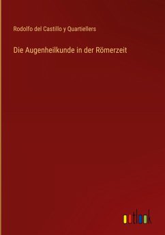 Cover Die Augenheilkunde in der Römerzeit