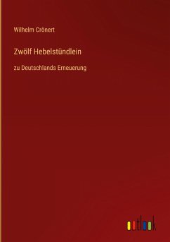 Zwölf Hebelstündlein Zwölf Hebelstündlein