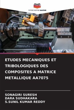 Cover ETUDES MECANIQUES ET TRIBOLOGIQUES DES COMPOSITES A MATRICE METALLIQUE AA7075