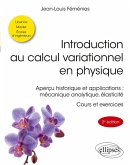 Introduction au calcul variationnel en physique