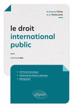 Cover Le droit international public en fiches et en flashcards