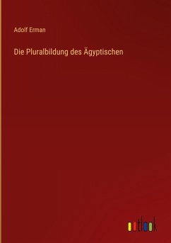 Cover Die Pluralbildung des Ägyptischen