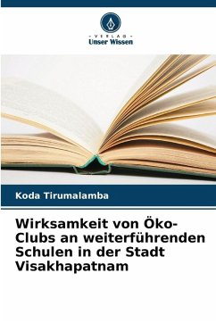 Cover Wirksamkeit von Öko-Clubs an weiterführenden Schulen in der Stadt Visakhapatnam