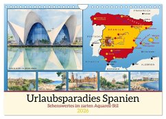 Urlaubsparadies Spanien (Wandkalender 2026 DIN A4 quer), CALVENDO Monatskalender - Calvendo;Kleemann, Claudia Urlaubsparadies Spanien (Wandkalender 2026 DIN A4 quer), CALVENDO Monatskalender - Calvendo;Kleemann, Claudia