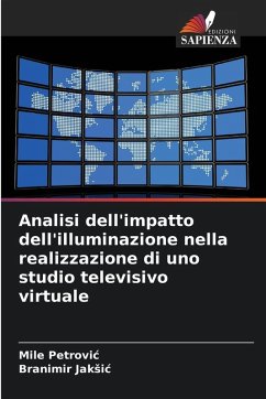 Cover Analisi dell'impatto dell'illuminazione nella realizzazione di uno studio televisivo virtuale
