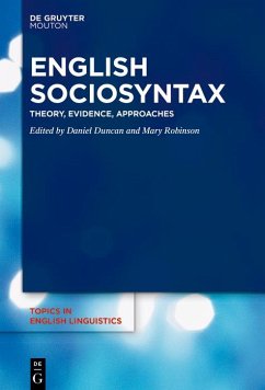 English Sociosyntax (eBook, PDF)