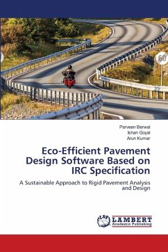 Cover Eco-Efficient Pavement Design Software Based on IRC Specification