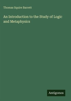 Cover An Introduction to the Study of Logic and Metaphysics