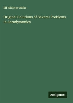 Cover Original Solutions of Several Problems in Aerodynamics