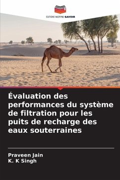 Cover Évaluation des performances du système de filtration pour les puits de recharge des eaux souterraines