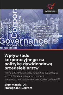Cover Wp¿yw ¿adu korporacyjnego na polityk¿ dywidendow¿ przedsi¿biorstw