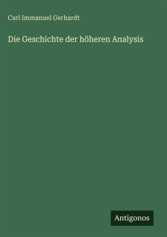 Cover Die Geschichte der höheren Analysis