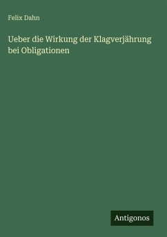 Cover Ueber die Wirkung der Klagverjährung bei Obligationen