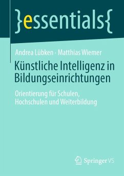 Künstliche Intelligenz in Bildungseinrichtungen (eBook, PDF) - Lübken, Andrea; Wiemer, Matthias