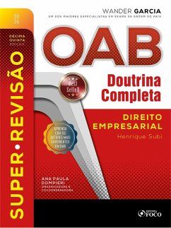 Super-Revisão OAB Doutrina Completa: 11. Direito Empresarial - 15. ed. - 2026. (eBook, ePUB) - Garcia, Wander