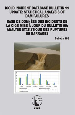 ICOLD Incident database Bulletin 99 update / Base de données des incidents de la CIGB Mise à jour du Bulletin 99 (eBook, ePUB) - Cigb, Icold ICOLD Incident database Bulletin 99 update / Base de données des incidents de la CIGB Mise à jour du Bulletin 99 (eBook, ePUB) - Cigb, Icold