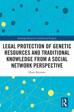 Cover Legal Protection of Genetic Resources and Traditional Knowledge from a Social Network Perspective (eBook, ePUB)