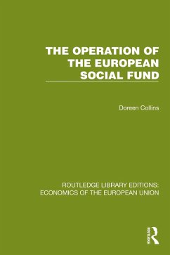 The Operation of the European Social Fund (eBook, PDF) - Collins, Doreen