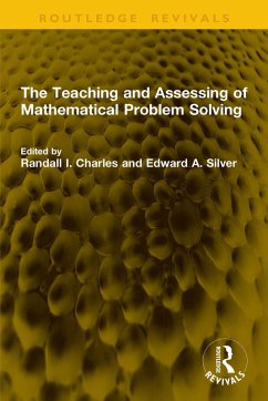 Cover The Teaching and Assessing of Mathematical Problem Solving (eBook, ePUB)