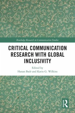Cover Critical Communication Research with Global Inclusivity (eBook, PDF)
