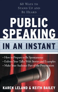 Cover Public Speaking in an Instant (eBook, ePUB)