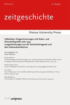 Volkskultur, Kriegserinnerungen und Kultur- und Wirtschaftspolitik nach 1945 (eBook, PDF)