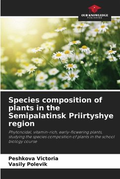 Cover Species composition of plants in the Semipalatinsk Priirtyshye region