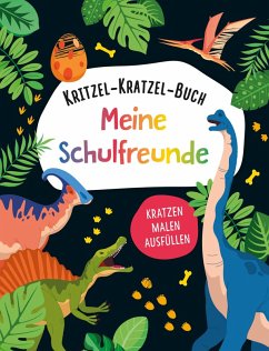 Cover Kritzel-Kratzel-Buch Meine Schulfreunde (Dinos)
