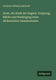 Soest, die Stadt der Engern: Ursprung, Blüthe und Niedergang eines altdeutschen Gemeinwesens