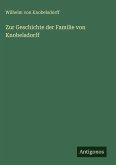 Zur Geschichte der Familie von Knobelsdorff