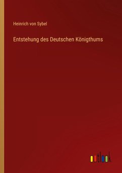 Cover Entstehung des Deutschen Königthums