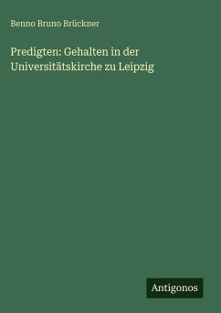 Cover Predigten: Gehalten in der Universitätskirche zu Leipzig