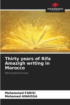 Cover Thirty years of Rifa Amazigh writing in Morocco