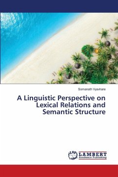 Cover A Linguistic Perspective on Lexical Relations and Semantic Structure