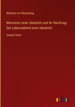 Cover Memoiren einer Idealistin und ihr Nachtrag: Der Lebensabend einer Idealistin