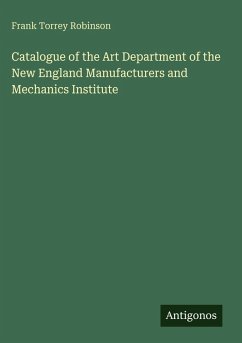Cover Catalogue of the Art Department of the New England Manufacturers and Mechanics Institute