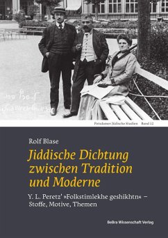 Cover Jiddische Dichtung zwischen Tradition und Moderne