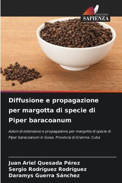Cover Diffusione e propagazione per margotta di specie di Piper baracoanum