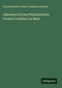 Cover Jahresbericht des Physikalischen Vereins Frankfurt am Main