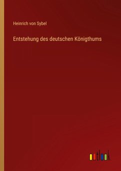 Cover Entstehung des deutschen Königthums