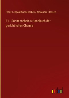 Cover F.L. Sonnenschein's Handbuch der gerichtlichen Chemie
