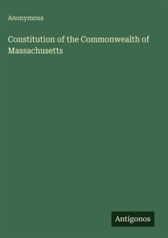 Cover Constitution of the Commonwealth of Massachusetts
