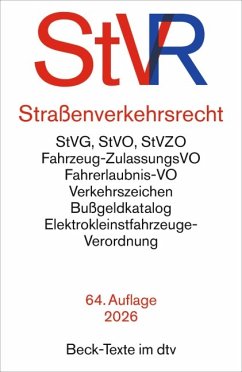 Cover Straßenverkehrsrecht. StVR
