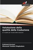 Valutazione della qualità della traduzione